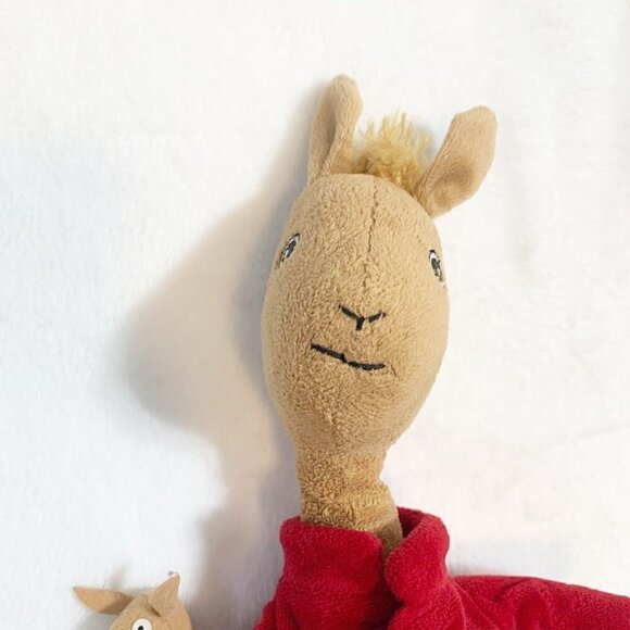LLama LLama red pajama stuffy plush stuffed animal - Picture 2 of 7